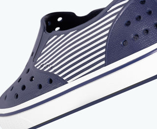 Native Miles Block - Regatta Blue / Shell White / Stripe Block, Native, Els PW 5060, Native Child, Native Child Shoes, Native Kids, Native Kids Shoes, Native Miles, Native Miles Block, Native