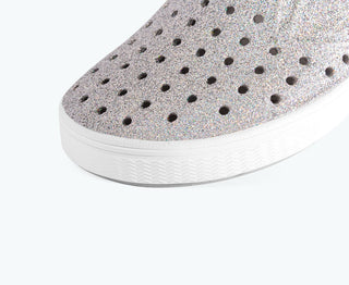 Native Miles Bling Shoes - Disco Bling / Shell White, Native, Disco Glitter, Glitter Miles, Glitter Natives, Miller Bling, Miller Glitter, Native Bling, Native Child, Native Child Shoes, Nati