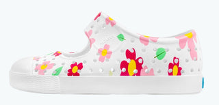 Native Juniper Printed Shoes - Shell White / Shell White / Daisy, Native, Daisy Shoes, Els PW 5060, Girl Shoes, Girls Shoes, Iridescent, Juniper, JuniperPrint, Native Child, Native Child Shoe