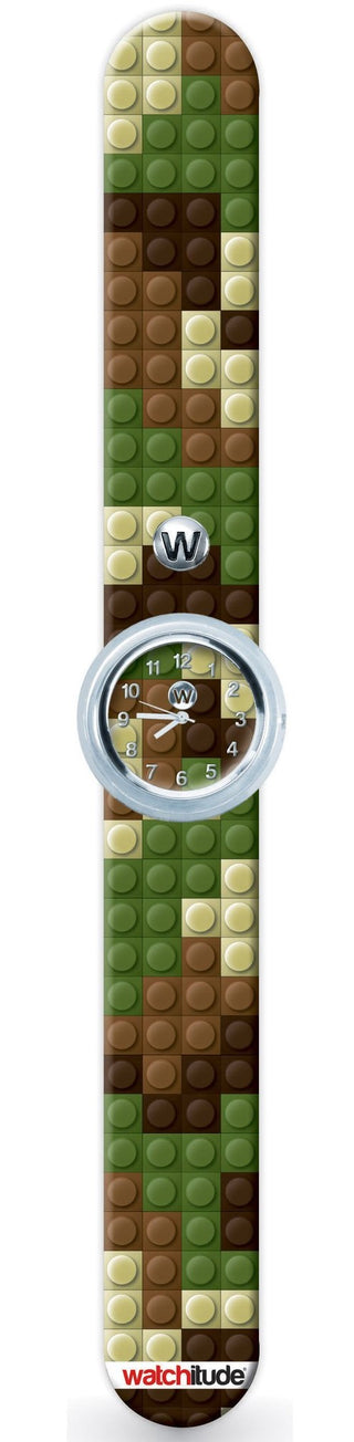 Watchitude Camo Blocks Slap Watch, Watchitude, Camo, Camoflauge, Cyber Monday, Lego Watch, Legos, Slap Watch, Tween Gift, Watch, Watches, Watchitude, Watchitude Camo Blocks Slap Watch, Watchi