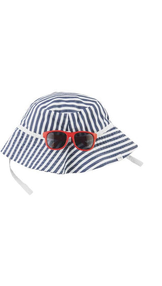 Mud Pie Stripe Hat & Sunglasses Set, Mud Pie, Boys Sun Hat, cf-type-sun-hat, cf-vendor-mud-pie, CM22, JAN23, Mud Pie, Mud Pie Hat, Mud Pie Stripe Hat & Sunglasses Set, Sun Hat, Sun Hat - Basi