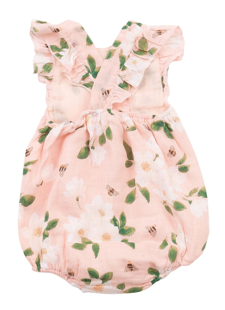 Angel Dear Magnolias Sunsuit | Basically Bows & Bowties