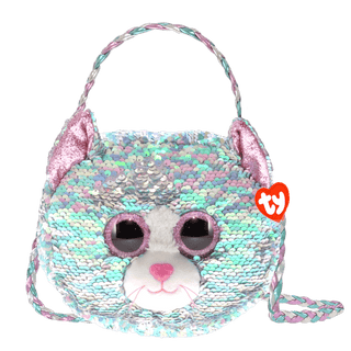 Ty Whimsy the Cat Reversible Sequin Purse, Ty Inc, Cat, Handbag, Purse, Reversible Sequin Purse, Ty, Ty Bamboo, Ty Cat, Ty Handbag, Ty Inc, Ty Purse, Ty Reversible Sequin Purse, Whimsy, Whims