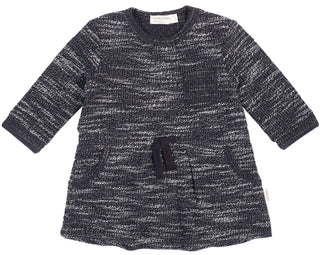 Miles Baby Navy Blue Long Sleeve Knit Dress, Miles Baby, cf-size-5, cf-type-dress, cf-vendor-miles-baby, Cyber Monday, Els PW 8258, End of Year, End of Year Sale, Knit Dress, Miles Baby Dress