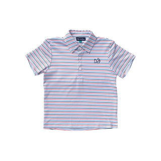 Prodoh Performance Polo in Americana Stripe, Prodoh, Americana Stripe, CM22, Collared Shirt, JAN23, Patriotic, Polo Shirt, Prodoh, Prodoh Performance Polo, Prodoh Performance Polo in American