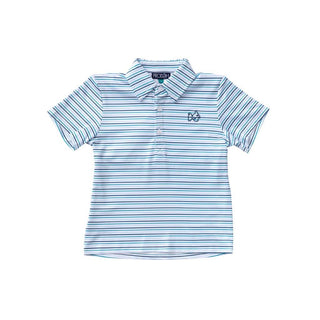 Prodoh Performance Polo in Blueberry Stripe, Prodoh, CM22, Collared Shirt, JAN23, Polo Shirt, Prodoh, Prodoh Blueberry Stripe, Prodoh Performance Polo, Prodoh Performance Polo in Blueberry St