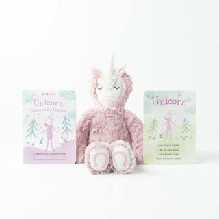 Slumberkins Rose Unicorn Kin - Authenticity, Slumberkins, Authenticity, Plush Toy, Slumberkins, Slumberkins Rose Unicorn Kin - Authenticity, Snuggler, Stuffed Animal, Toy, Unicorn, Toys - Bas