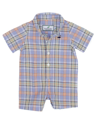 Properly Tied LD Baby Seasonal Shortall in Decoy, Properly Tied, Baby Shortall, Decoy, Properly Tied, Properly Tied LD Baby Seasonal Shortall, Properly Tied Polo Romper, Seasonal Shortall, Sh