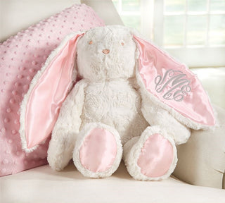 Mud Pie Plush Minky Bunny - Pink, Mud Pie, Bunny, Easter, JAN23, Mud Pie, Mud Pie Bunny, Mud Pie Easter, Mud Pie Pink Plush Minky Bunny, Mud Pie Plush, Mud Pie Plush Minky Bunny, Mud Pie Plus