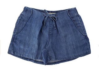 Tractr Girls Pleated Chambray Short (7-14), Tractr, cf-size-12, cf-size-14, cf-type-shorts, cf-vendor-tractr, CM22, Denim Shorts, Els PW 5060, Shorts, Summer Sale, Tractr, Tractr (7-14), Trac