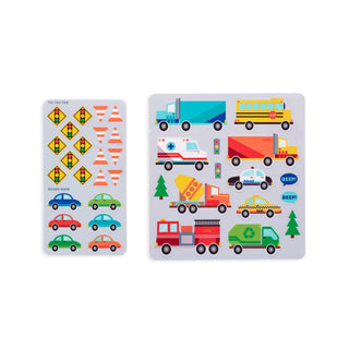 Ooly Play Again Mini On-The-Go Activity Kit - Working Wheels, Ooly, Activity Book, EB Boy, EB Boys, Ooly, Ooly Play Again Mini On-The-Go Activity Kit - Working Wheels, Reuable Sticker Book, S