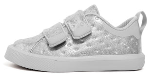 Native Monaco Glitter Velcro - Silver Glitter / Tundra Grey, Native, Black Friday, Cyber Monday, Els PW 5060, Els PW 8258, End of Year, End of Year Sale, Glitter, Monaco Glitter, Native, Nati