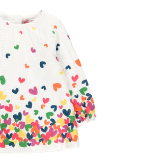 Boboli Rainbow Hearts Dress, Boboli, Boboli, Boboli Dress, Boboli Rainbow, Boboli Rainbow Hearts Dress, cf-size-12-months, cf-size-18-months, cf-size-3, cf-type-dress, cf-vendor-boboli, Cyber