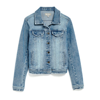 Tractr Girls Loretta Denim Jacket, Tractr, cf-size-medium-8-10, cf-size-xlarge-14-16, cf-type-jacket, cf-vendor-tractr, Denim, Denim Jacket, Tie Dye Denim Jacket, Tractr, Tractr (7-14), Tract