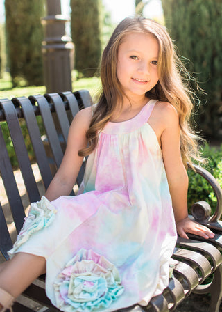 Isobella & Chloe Magic Muse Tye Dye Knit Dress, Isobella & Chloe, Dress, Dresses, Isobella & Chloe, Isobella and Chloe, Isobella and Chloe Magic Muse Tye Dye Knit Dress, Little Girls Dress, L