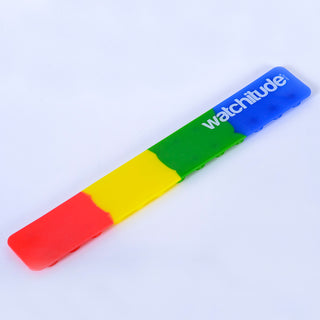 Watchitude Slap Stix - Rainbow, Watchitude, Rainbow, Slap Bracelet, Slap Stix, Watchitude, Watchitude Slap Stix, Bracelets - Basically Bows & Bowties