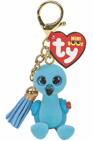 Ty Mini Boo Collectible Clip - William the Flamingo, Ty Inc, Beanie Boo, Beanie Boos, Keychain, Mini Boo, Stocking Stuffer, Stocking Stuffers, Toy, Ty, Ty Beanie Boo, Ty Beanie Boo Collectibl