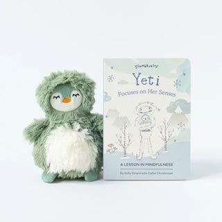 Slumberkins Sage Penguin Mini & Yeti Lesson Book, Slumberkins, All Things Holiday, Book, Books, Christmas Slumberkins, Christmas Toy, Plush Toy, Sage Penguin, Slumberkins, Snowman, Stuffed An