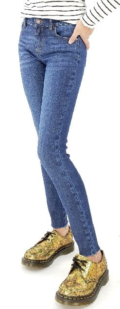 Tractr Diane Mid Rise Lurex Skinny Jean (7-14), Tractr, cf-size-10, cf-size-14, cf-size-7, cf-size-8, cf-type-jeans, cf-vendor-tractr, Denim, Glitter Denim, Glitter Jeans, Jeans, Jeans with S