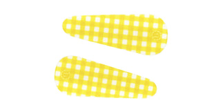 Baby Bling Mustard Gingham Almond Clip Set, Baby Bling, Baby Baby Bling Headbands, Baby Bling, Baby Bling Almond Clip Set, Baby Bling Mustard Gingham, Baby Bling Mustard Gingham Almond Clip S