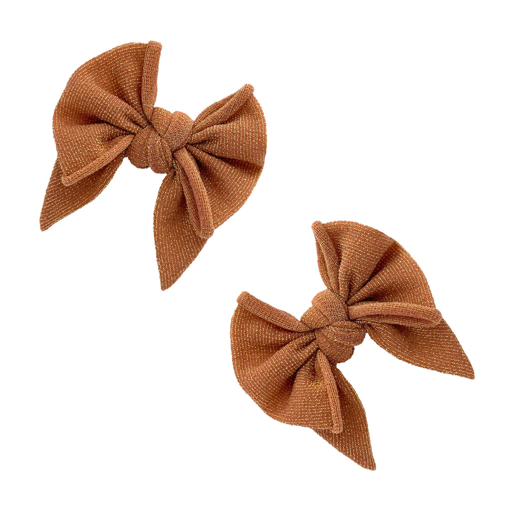 Baby Bling Rose Gold Metallic Baby DEB Clip Set – Basically Bows & Bowties