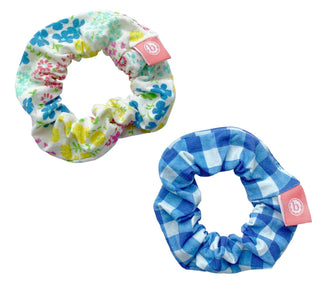 Baby Bling Scrunchie 2 Pack - Denim Ditsy, Baby Bling, Baby Bling, Baby Bling Denim Ditsy Scrunchie 2 Pack, Baby bLing Scrunch, Baby Bling Scrunchie, Baby Bling Scrunchie 2 Pack, Baby Bling S