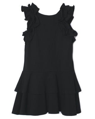 Isobella & Chloe Sunny Smile Dress - Black, Isobella & Chloe, Black Ruffle dress, Dress, Dresses, Isobella & Chloe, Isobella & Chloe Black Sunny Smile Dress, Isobella & Chloe Sunny Dress, Iso