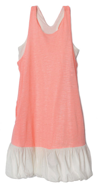 Isobella & Chloe Pearlette Dress - Coral, Isobella & Chloe, Big Girls Dress, Dress, Dresses, Els PW 5060, Isobella & Chloe, Isobella & Chloe Coral Pearlette Dress, Isobella & Chloe Pearlette 