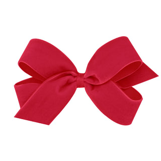 Large Classic Velvet Hair Bow on Clippie, Wee Ones, All Things Holiday, cf-type-hair-bow, cf-vendor-wee-ones, Christmas Bow, Hair Bow, Holiday Hair Bow, Medium Classic Velvet Hair Bow, Medium