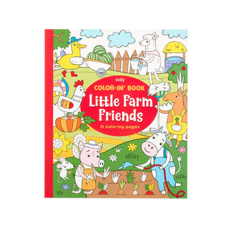 Ooly Color-in' Book: Little Farm Friends, Ooly, Art Supplies, Arts, Arts & Crafts, Arts and Crafts, Coloring Book, Farm, Ooly, Ooly Color-in' Book: Little Farm Friends, Stocking Stuffer, Stoc