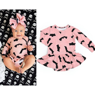 Gigi and Max Buffy L/S Tutu Skirted Bodysuit, Gigi and Max, Bats, Batty, Buffy, cf-size-18m-12-18m, cf-size-6m-3-6m, cf-size-9m-6-9m, cf-type-dresses, cf-vendor-gigi-and-max, CM22, Gigi & Max