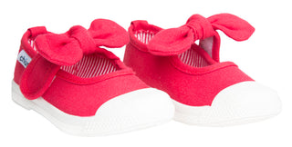 Chus Athena Red, Chus, Black Friday, Bow Shoes, Bow Sneakers, Canvas Shoes, Chus, Chus Athena, Chus Shoes, Cyber Monday, Els PW 8258, End of Year, End of Year Sale, Girls Shoes, Girls Sneaker