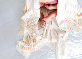 Copper Pearl Rainee Knit Swaddle Blanket, Copper Pearl, cf-type-swaddling-blanket, cf-vendor-copper-pearl, Copper Pearl, Copper Pearl Rainbow, Copper Pearl Rainee, Copper Pearl Rainee Knit Sw