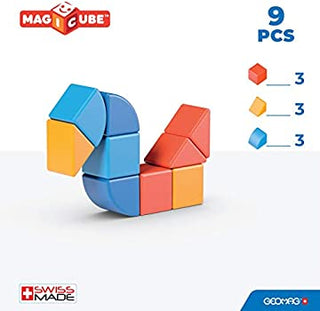 Geomag Magic Cube 9pc Set, Geomag, cf-type-building-blocks, cf-vendor-geomag, EB Baby, EB Boy, EB Boys, EB Girls, Geo Mag, Geomag, Magnetic Blocks, Magnetic Toy, Stem Toy, Toys, Building Bloc