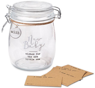 Mud Pie New Baby Wish Sentiment Jar Set, Mud Pie, Baby Shower, Baby Shower Gift, Baby Shower Girl, Boy Baby Shower Gift, Gift for Baby Shower, JAN23, Mud Pie, Mud Pie Baby Shower, Mud Pie New