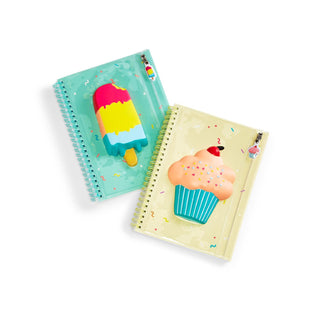 Sweet Treats Squishy Journal Notebook with Pouch, Two's Company, Cupcake, Gifts for Girls, Gifts for Tween, Journal, Popsicle, Sweet Treats Squishy Journal Notebook with Pouch, Tween Gift, Tw