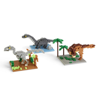 Dinosaur Micro Building Blocks in Storage Case, Two's Company, Building Blocks, cf-type-toys, cf-vendor-twos-company, Dinosaur, Dinosaurs, EB Boy, EB Boys, EB Girls, Stocking Stuffer, Stockin