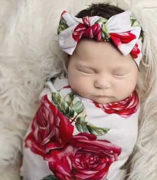 Posh Peanut Dolce Rose Swaddle & Headband Set, Posh Peanut, Posh Peanut, Posh Peanut Dolce Rose, Posh Peanut Dolce Rose Swaddle & Headband Set, Posh PEanut Rose, Posh Peanut Rose Swaddle and 