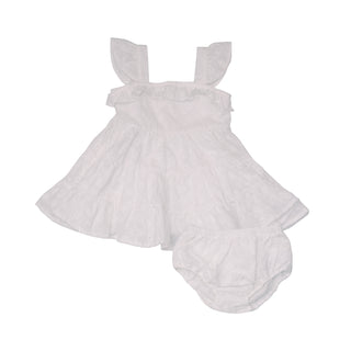 Angel Dear Eyelet White 3 Tiered Ruffle Sundress, Angel Dear, Angel Dear, Angel Dear 3 Tiered Ruffle Sundress, Angel Dear Dress, Angel Dear SS23, cf-size-18-24-months, cf-size-4t, cf-type-dre