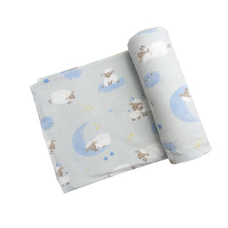 Angel Dear Baby Sheep Blue Bamboo Swaddling Blanket, Angel Dear, angel Dear, Angel Dear Fall 2022, Angel dear Swaddle, Angel Dear Swaddling Blanket, Baby Sheep, Baby Sheep Blue, cf-type-swadd