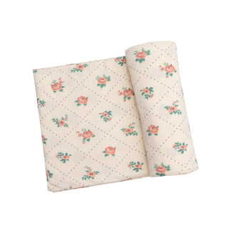 Angel Dear Rose Dot Grid Bamboo Swaddling Blanket, Angel Dear, angel Dear, Angel Dear Fall 2022, Angel dear Swaddle, Angel Dear Swaddling Blanket, cf-type-swaddle-blanket, cf-vendor-angel-dea