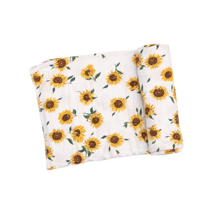 Angel Dear Sunflower Ditsy Swaddling Blanket, Angel Dear, angel Dear, Angel Dear SS23, Angel dear Swaddle, Angel Dear Swaddling Blanket, Bamboo Swaddle, cf-type-swaddle-blanket, cf-vendor-ang