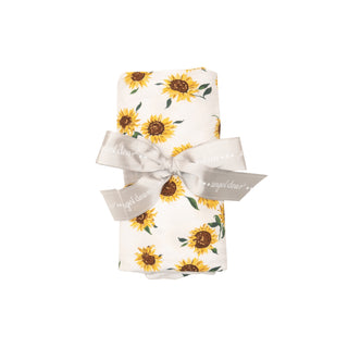 Angel Dear Sunflower Ditsy Swaddling Blanket, Angel Dear, angel Dear, Angel Dear SS23, Angel dear Swaddle, Angel Dear Swaddling Blanket, Bamboo Swaddle, cf-type-swaddle-blanket, cf-vendor-ang