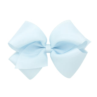 King Overlay Grosgrain Bow on Clippie (50+ Colors), Wee Ones, cf-size-antique-white, cf-size-aqua, cf-size-black, cf-size-blue, cf-size-blue-vapor, cf-size-coffee, cf-size-colonial-rose, cf-s