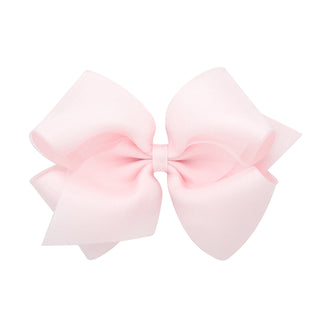 King Overlay Grosgrain Bow on Clippie (50+ Colors), Wee Ones, cf-size-antique-white, cf-size-aqua, cf-size-black, cf-size-blue, cf-size-blue-vapor, cf-size-coffee, cf-size-colonial-rose, cf-s