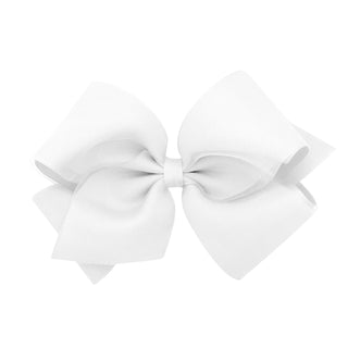 King Overlay Grosgrain Bow on Clippie (50+ Colors), Wee Ones, cf-size-antique-white, cf-size-aqua, cf-size-black, cf-size-blue, cf-size-blue-vapor, cf-size-coffee, cf-size-colonial-rose, cf-s