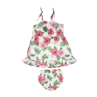 Angel Dear Hibiscus Twirly Tank Dress, Angel Dear, Angel Dear, Angel Dear Dress, Angel Dear SS23, Angel Dear Twirly Tank Dress, cf-size-12-18-months, cf-size-6-12-months, cf-type-dress, cf-ve