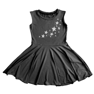 No Biggie Charcoal with Silver Stars Daniel Dress, No Biggie, Dress, Els PW 5060, No Biggie, No Biggie Charcoal with Silver Stars, No Biggie Charcoal with Silver Stars Daniel Dress, No Biggie