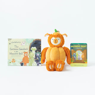 Slumberkins Pumpkin Alpaca Bundle & Costume Comeback Book, Slumberkins, Boo Basket, Book, Books, Halloween, Halloween Book, Halloween Stuffed Animal, Pegasus Unicorn Kin, Plush Toy, Slumberki