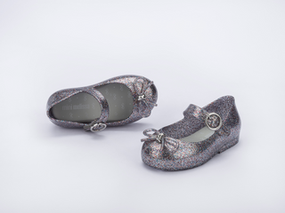 Mini Melissa Mini Sweet Love - Silver Glitter, Grendene, cf-size-12, cf-size-5, cf-size-6, cf-size-7, cf-size-8, cf-type-shoes, cf-vendor-grendene, Grendene, Grendene Mini Melissa, Grendene M